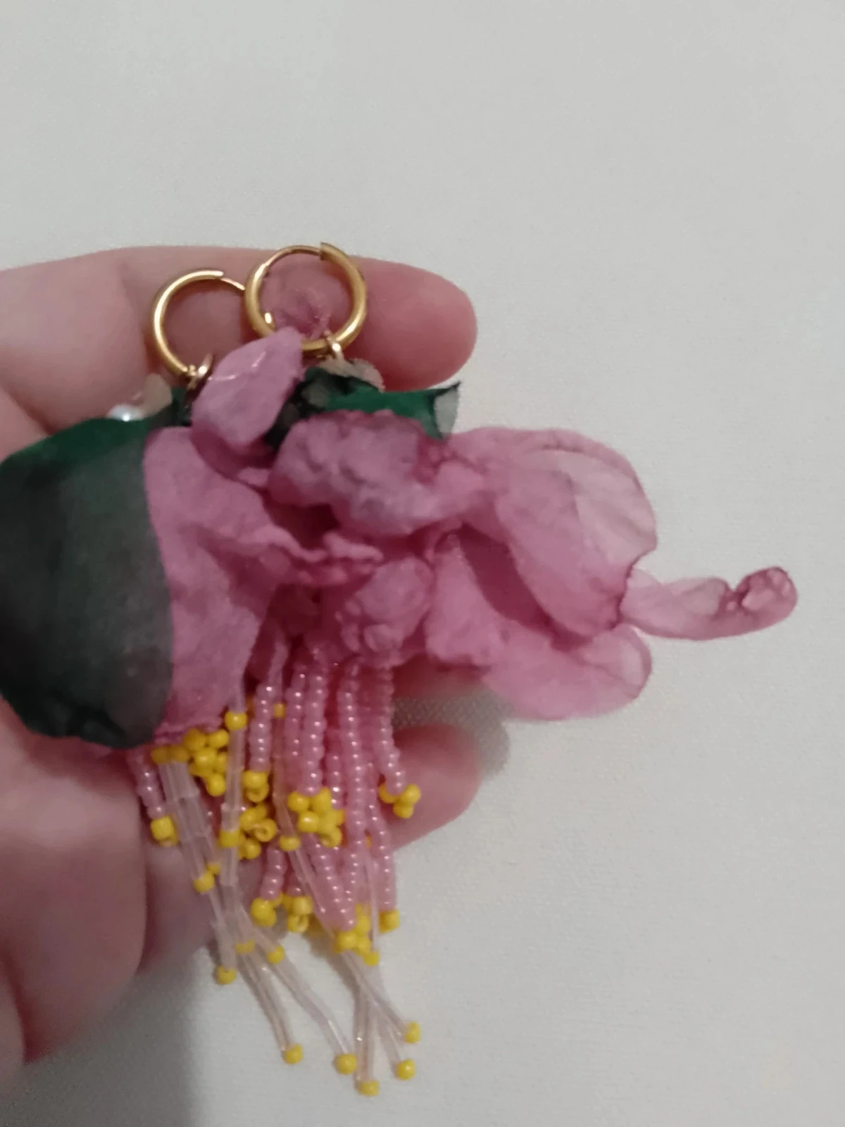 Créoles bohèmes fleurs – photo 2